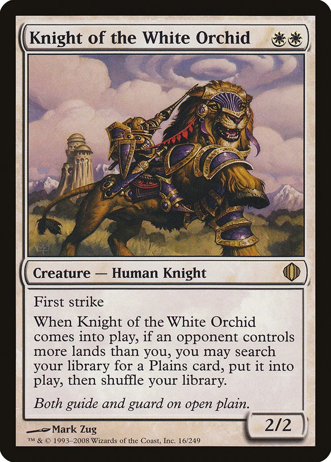 Knight of the White Orchid (Shards of Alara) - Magic: The Gathering in TCG Land