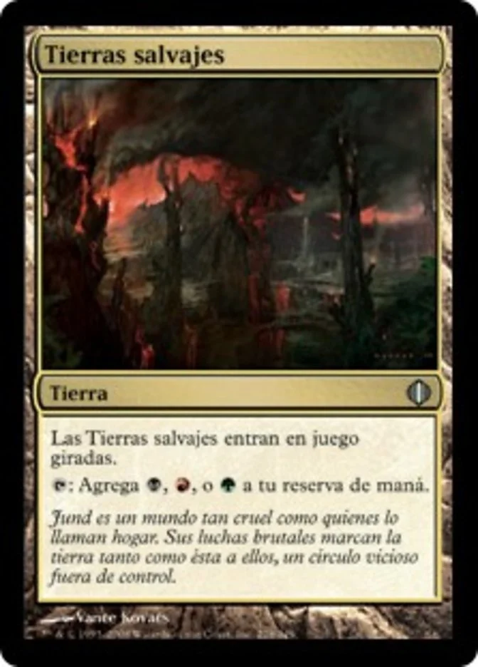 Tierras salvajes (Shards of Alara) - Magic: The Gathering in TCG Land