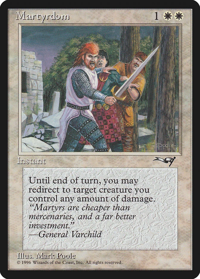 Martyrdom (Alliances) - Magic: The Gathering in TCG Land