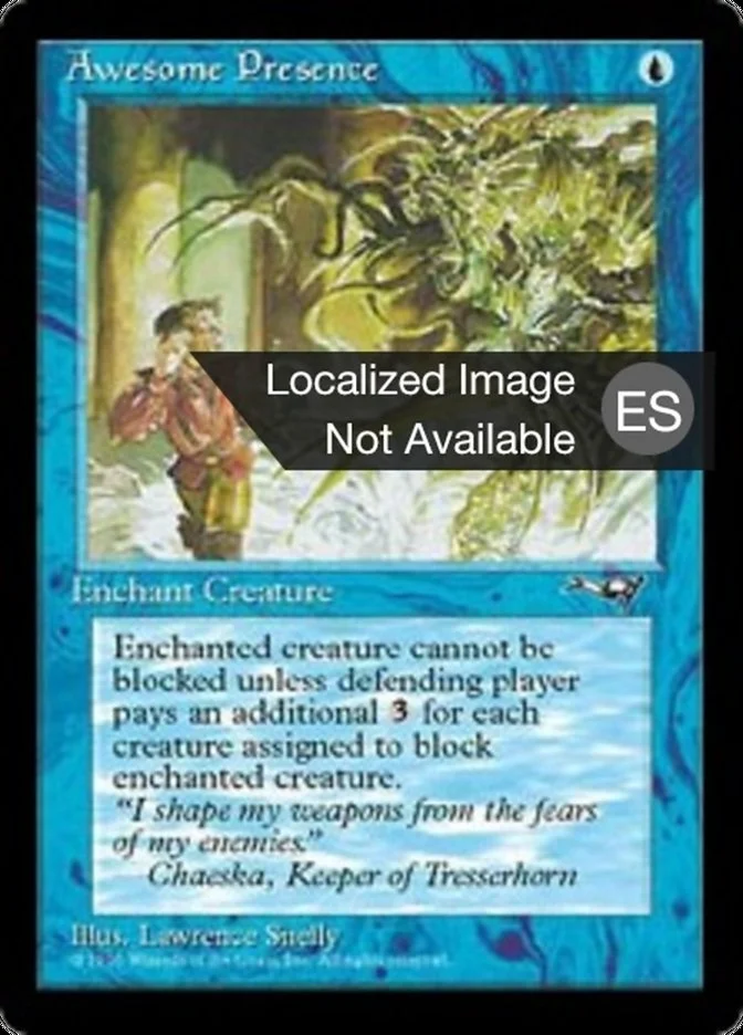 Presencia sobrecogedora (Alliances) - Magic: The Gathering in TCG Land
