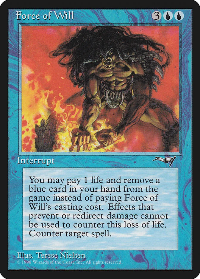 Force of Will (Alliances) - Magic: The Gathering in TCG Land