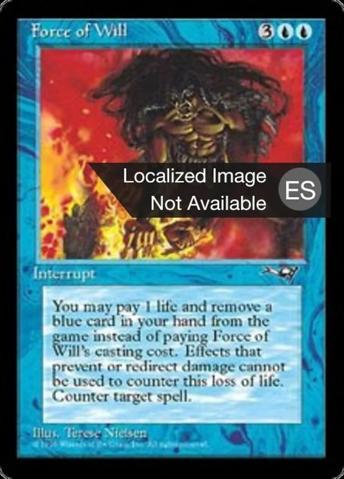 Fuerza de voluntad (Alliances) - Magic: The Gathering in TCG Land México