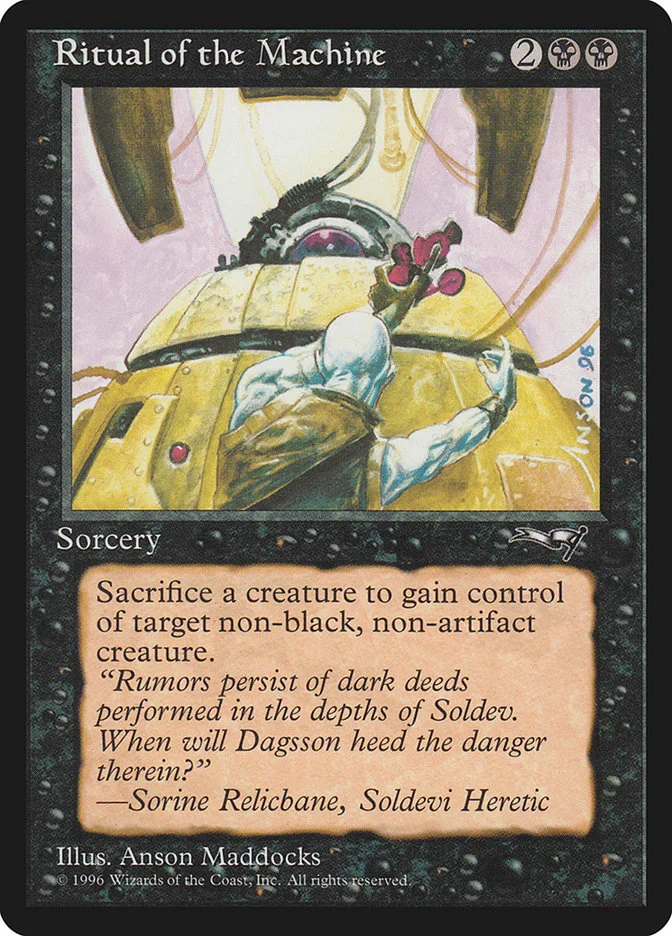 Ritual of the Machine (Alliances) - Magic: The Gathering in TCG Land
