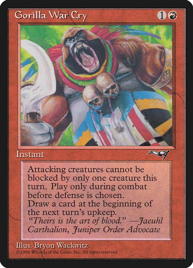 Gorilla War Cry (Alliances) - Magic: The Gathering in TCG Land