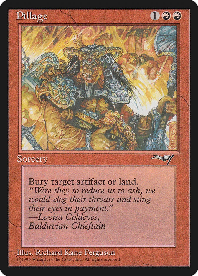 Pillage (Alliances) - Magic: The Gathering in TCG Land