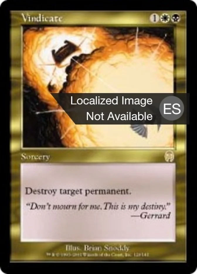 Vindicar (Apocalypse) - Magic: The Gathering in TCG Land