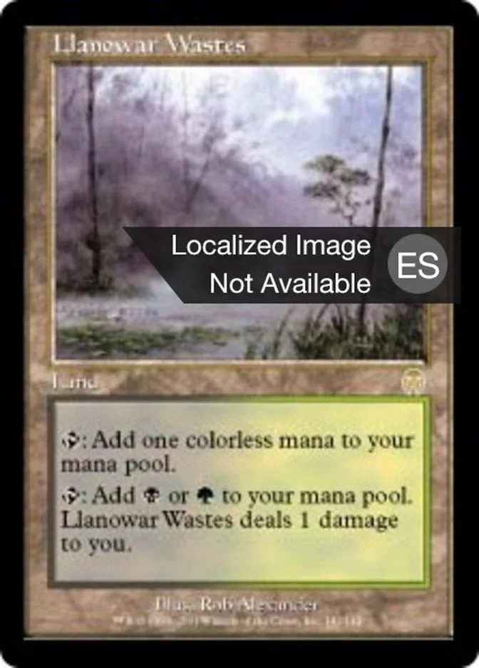 Yermos de Llanowar (Apocalypse) - Magic: The Gathering in TCG Land