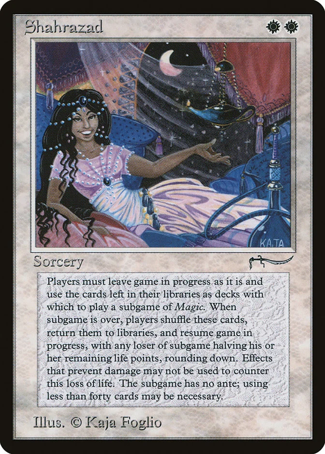 Shahrazad (Arabian Nights) - Magic: The Gathering in TCG Land