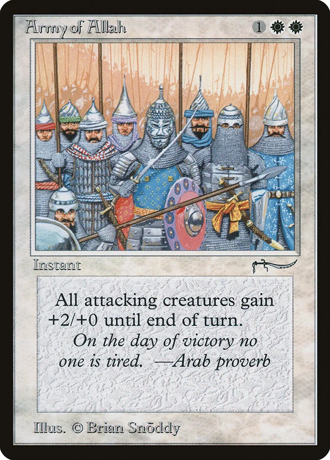 Army of Allah (Arabian Nights) - Magic: The Gathering in TCG Land