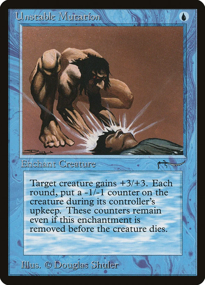 Unstable Mutation (Arabian Nights) - Magic: The Gathering in TCG Land
