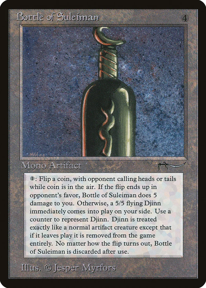Bottle of Suleiman (Arabian Nights) - Magic: The Gathering in TCG Land
