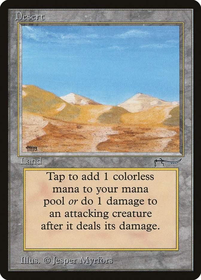 Desert (Arabian Nights) - Magic: The Gathering in TCG Land