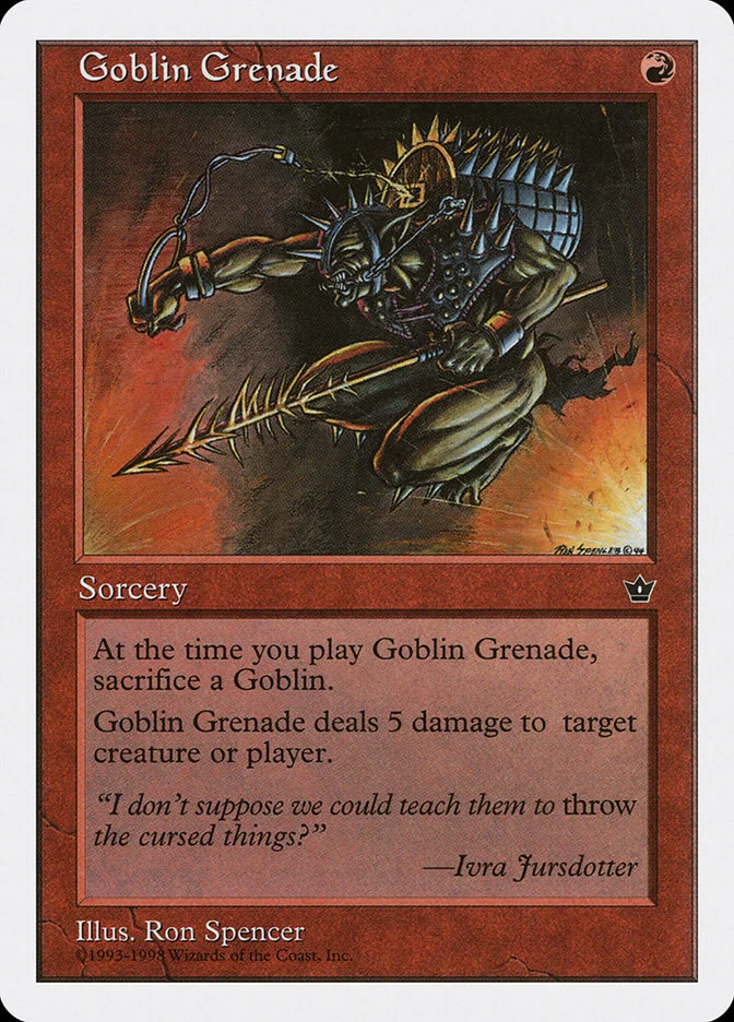 Goblin Grenade (Anthologies) - Magic: The Gathering in TCG Land México