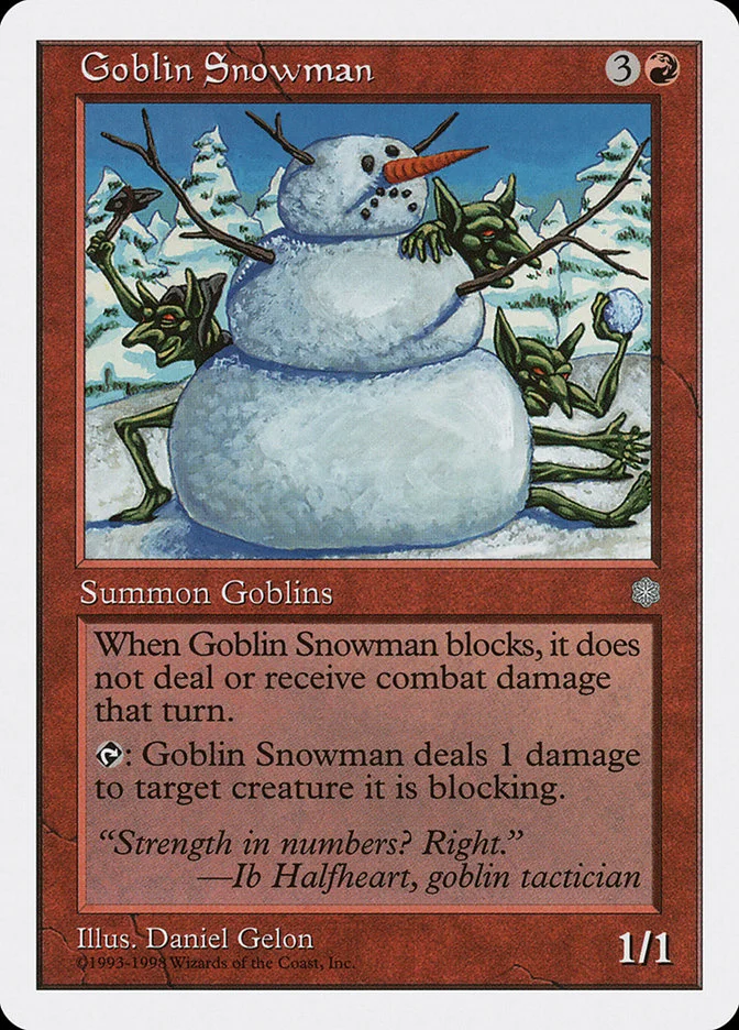 Goblin Snowman (Anthologies) - Magic: The Gathering in TCG Land