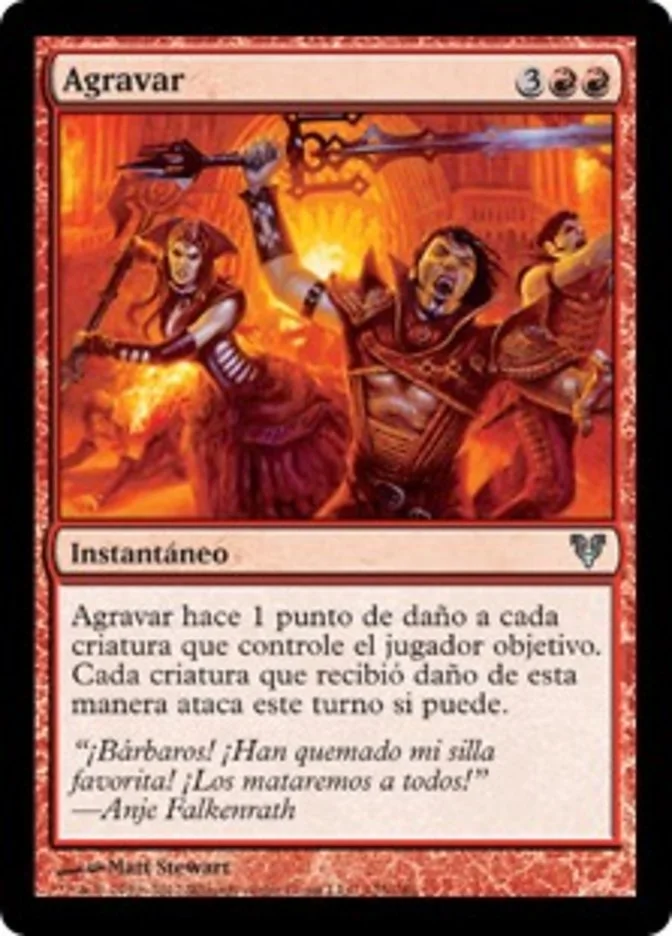 Agravar (Avacyn Restored) - Magic: The Gathering in TCG Land México