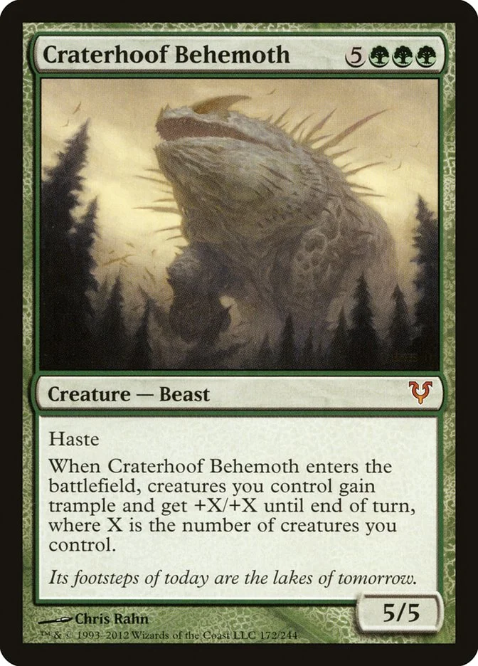 Craterhoof Behemoth (Avacyn Restored) - Magic: The Gathering in TCG Land