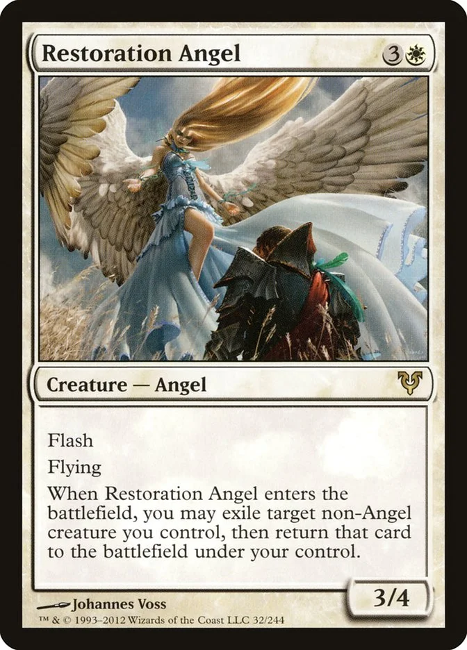 Restoration Angel (Avacyn Restored) - Magic: The Gathering in TCG Land
