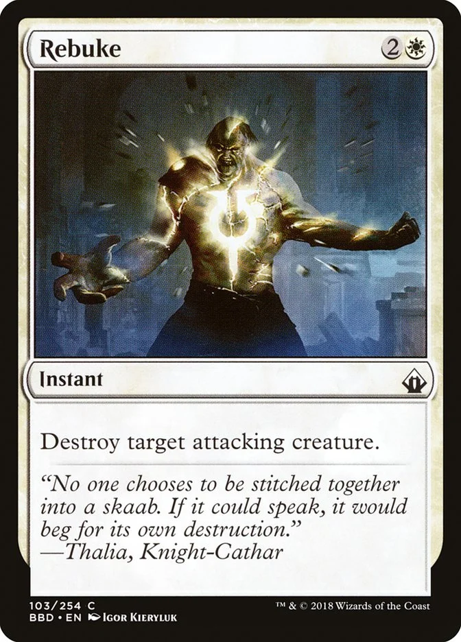 Rebuke (Battlebond) - Magic: The Gathering in TCG Land