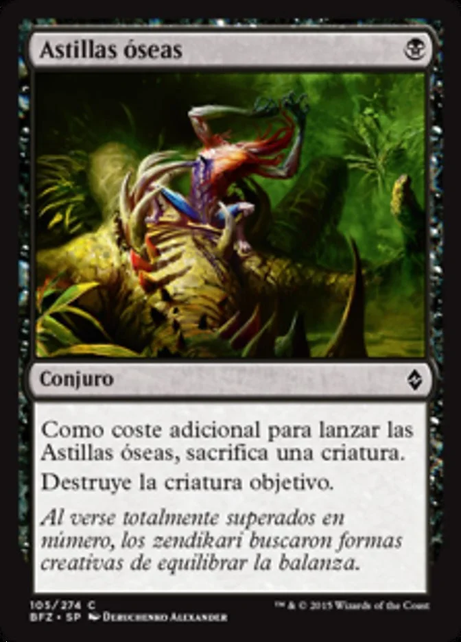 Astillas óseas (Battle for Zendikar) - Magic: The Gathering in TCG Land