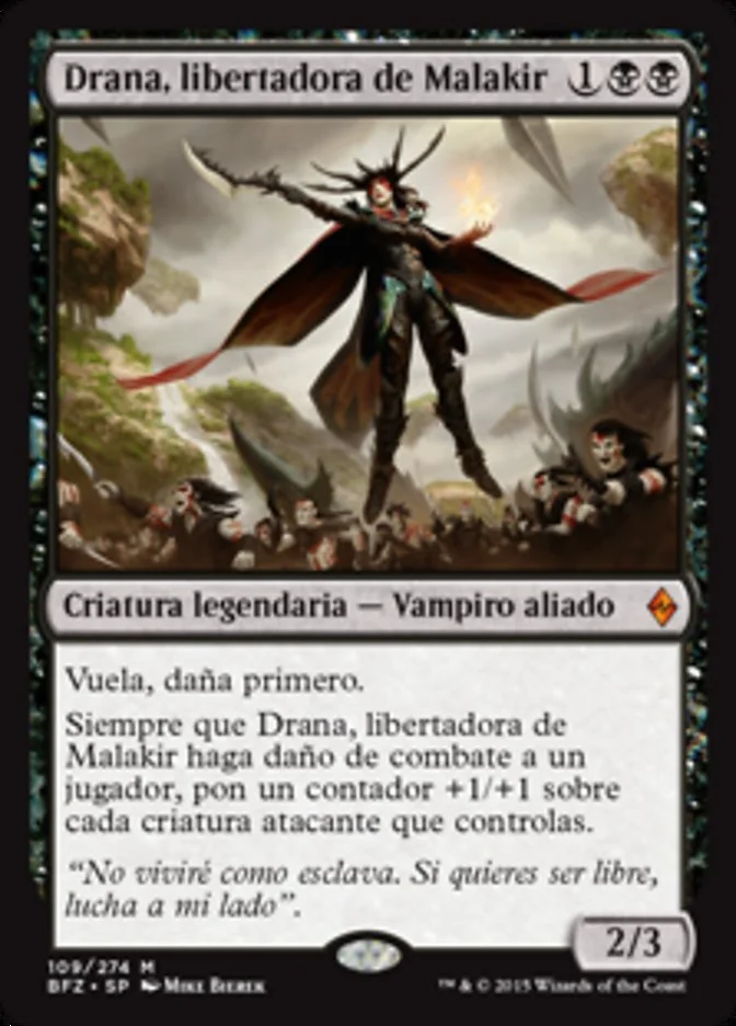 Drana, libertadora de Malakir (Battle for Zendikar) - Magic: The Gathering in TCG Land México