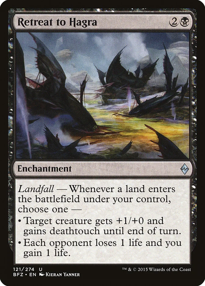Retreat to Hagra (Battle for Zendikar) - Magic: The Gathering in TCG Land
