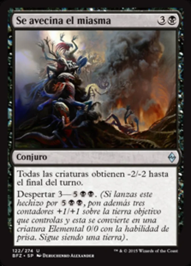 Se avecina el miasma (Battle for Zendikar) - Magic: The Gathering in TCG Land