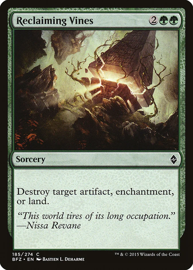 Reclaiming Vines (Battle for Zendikar) - Magic: The Gathering in TCG Land