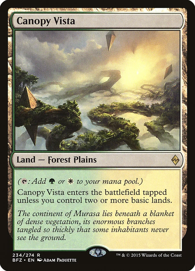 Canopy Vista (Battle for Zendikar) - Magic: The Gathering in TCG Land