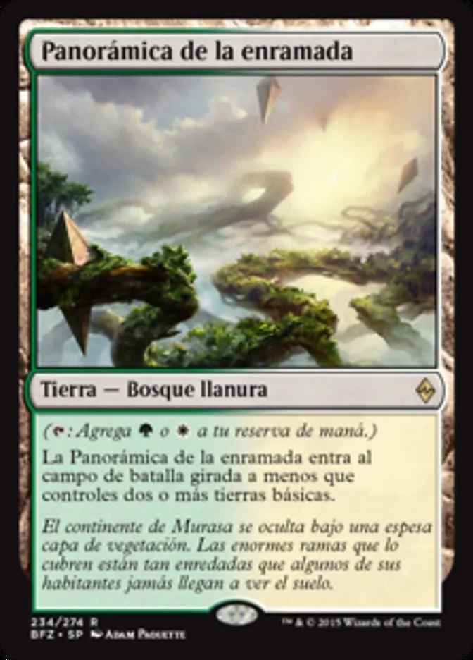 Panorámica de la enramada (Battle for Zendikar) - Magic: The Gathering in TCG Land México