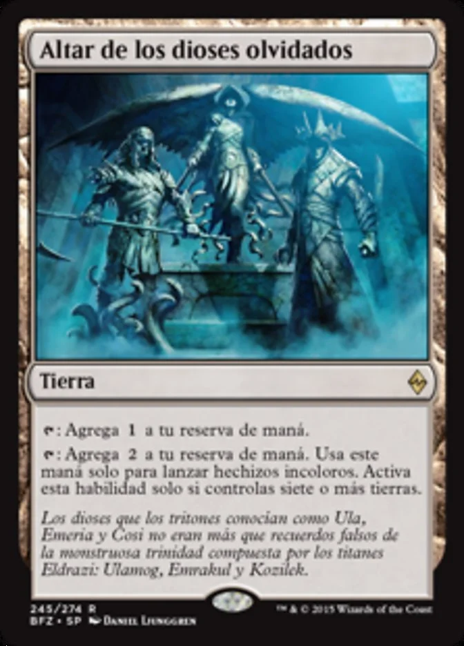 Altar de los dioses olvidados (Battle for Zendikar) - Magic: The Gathering in TCG Land