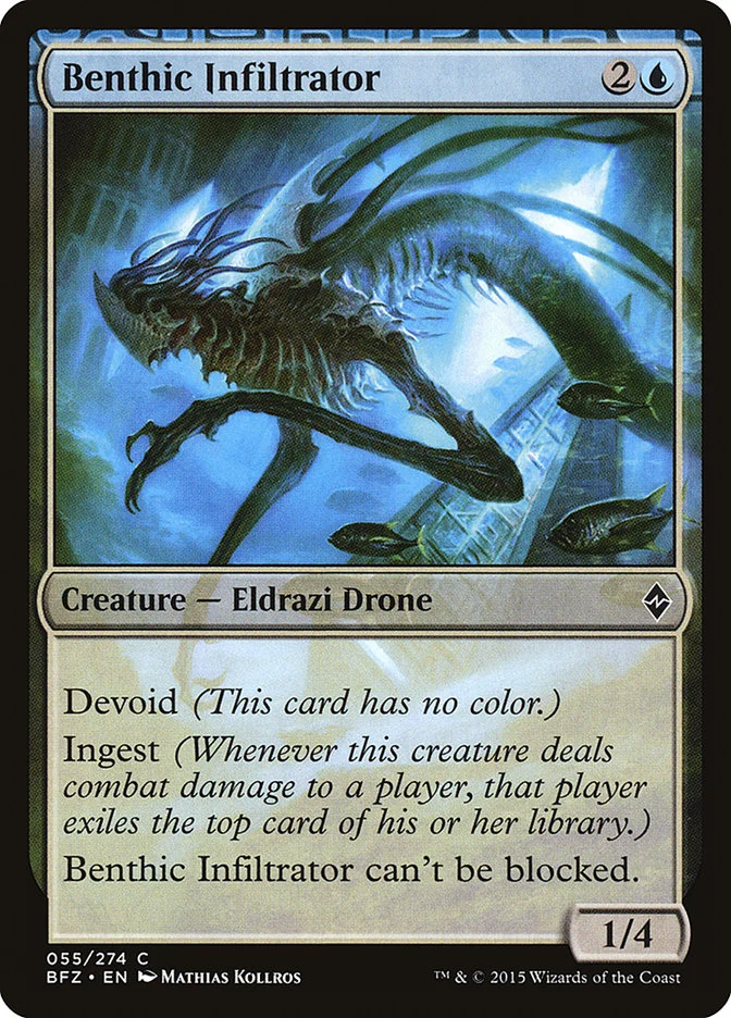 Benthic Infiltrator (Battle for Zendikar) - Magic: The Gathering in TCG Land