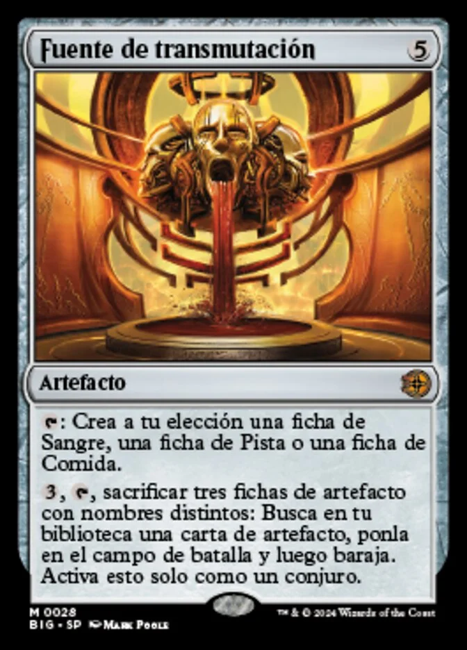 Fuente de transmutación (The Big Score) - Magic: The Gathering in TCG Land