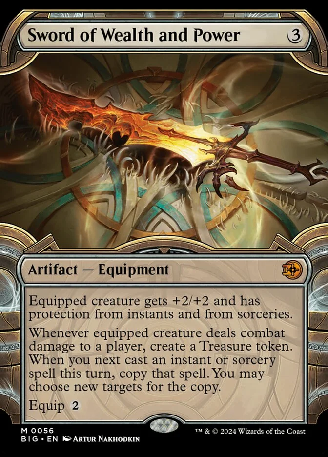 Sword of Wealth and Power (The Big Score) - Magic: The Gathering in TCG Land