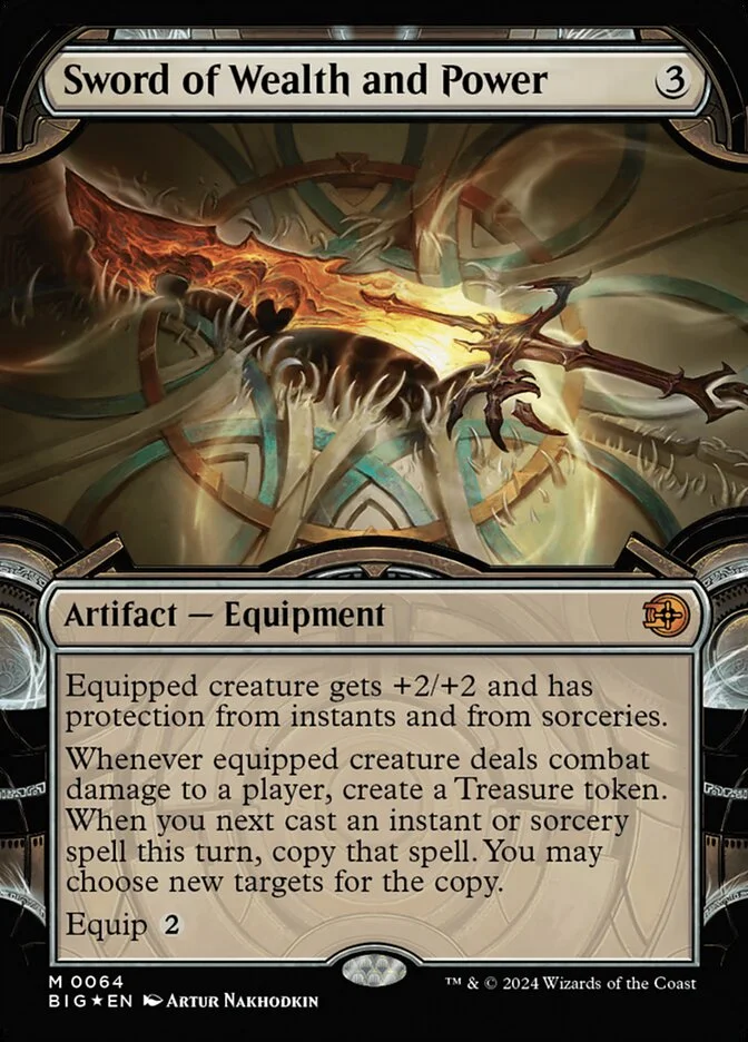 Sword of Wealth and Power (The Big Score) - Magic: The Gathering in TCG Land