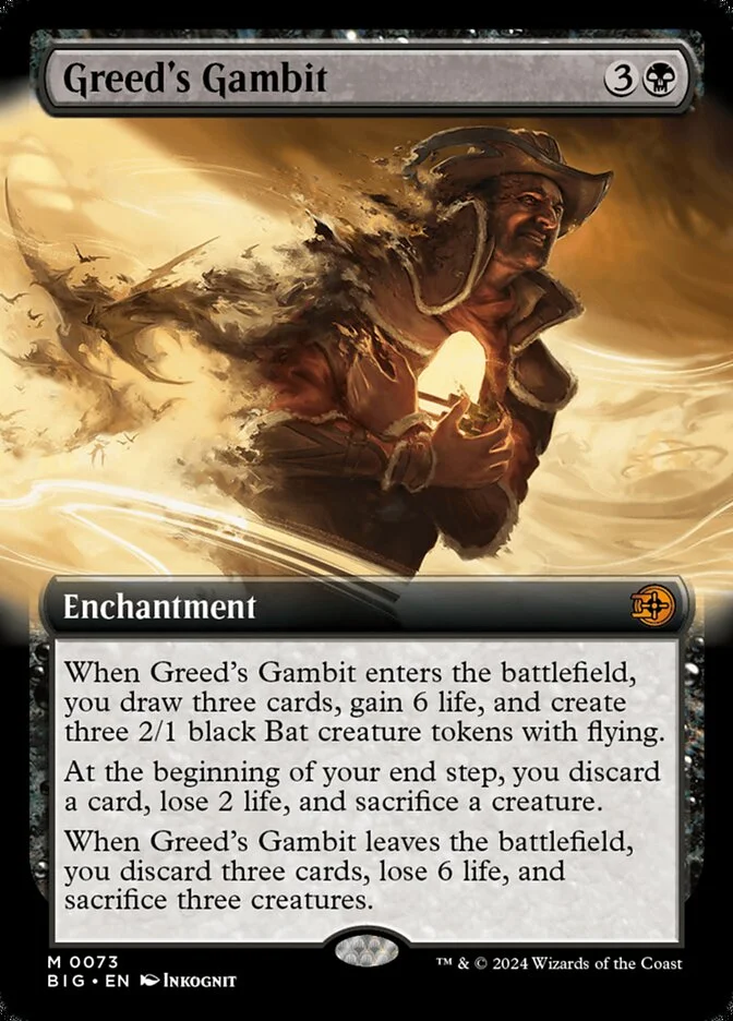 Greed's Gambit (The Big Score) - Magic: The Gathering in TCG Land