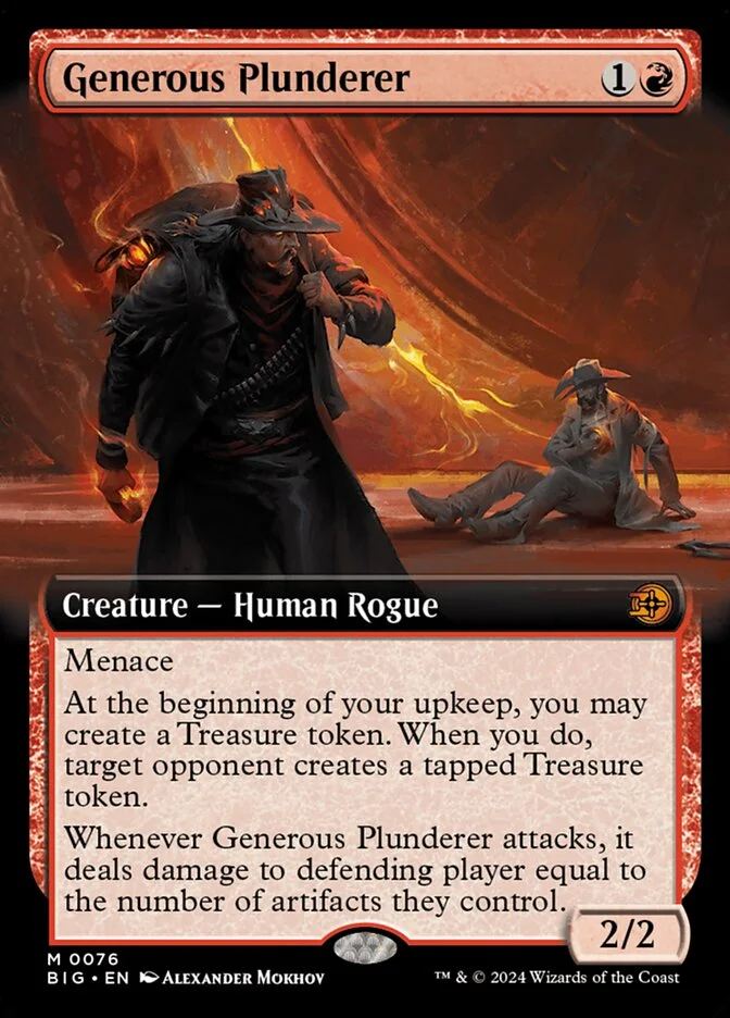Generous Plunderer (The Big Score) - Magic: The Gathering in TCG Land