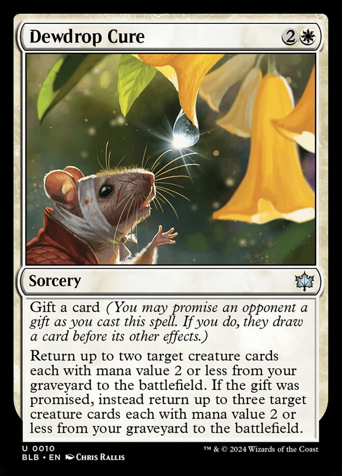 Dewdrop Cure (Bloomburrow) - Magic: The Gathering in TCG Land
