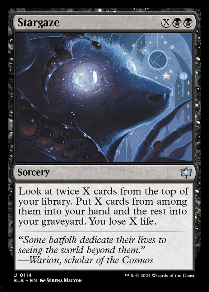 Stargaze (Bloomburrow) - Magic: The Gathering in TCG Land