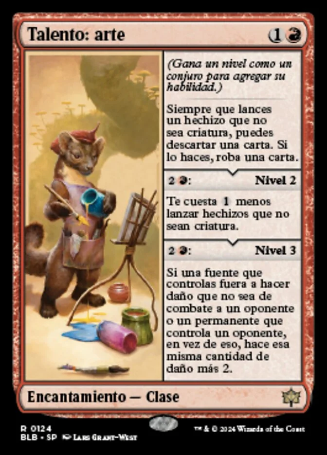 Talento: arte (Bloomburrow) - Magic: The Gathering in TCG Land