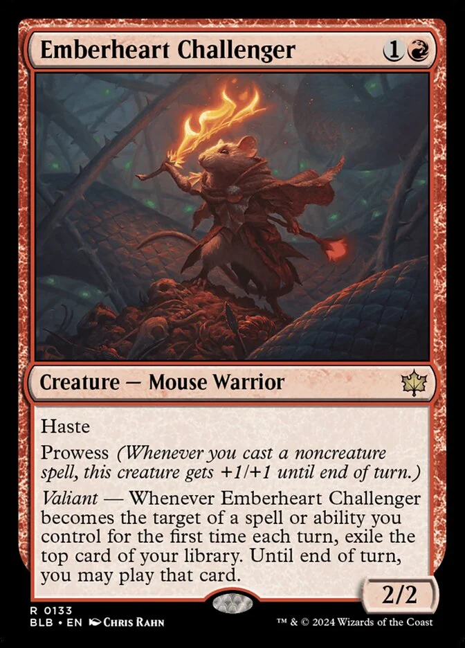 Emberheart Challenger (Bloomburrow) - Magic: The Gathering in TCG Land