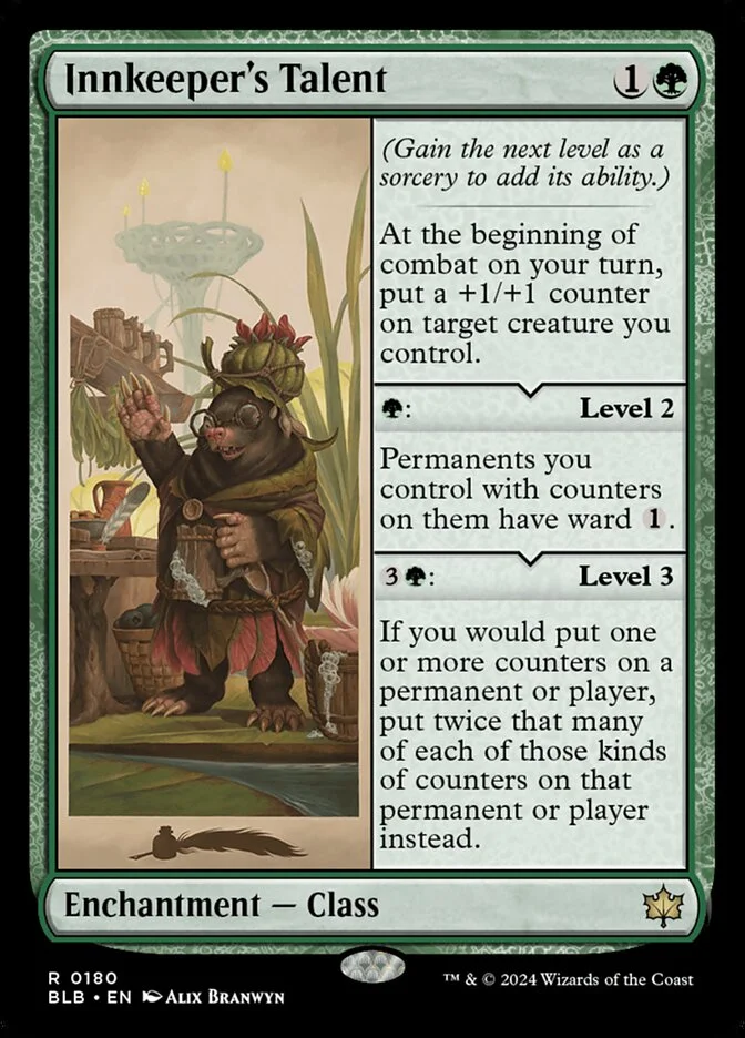 Innkeeper's Talent (Bloomburrow) - Magic: The Gathering in TCG Land