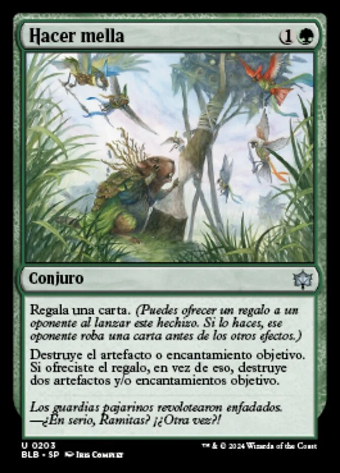 Hacer mella (Bloomburrow) - Magic: The Gathering in TCG Land
