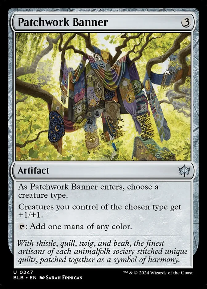 Patchwork Banner (Bloomburrow) - Magic: The Gathering in TCG Land