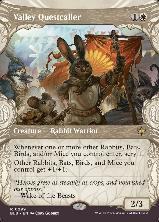 Valley Questcaller (Bloomburrow) - Magic: The Gathering in TCG Land