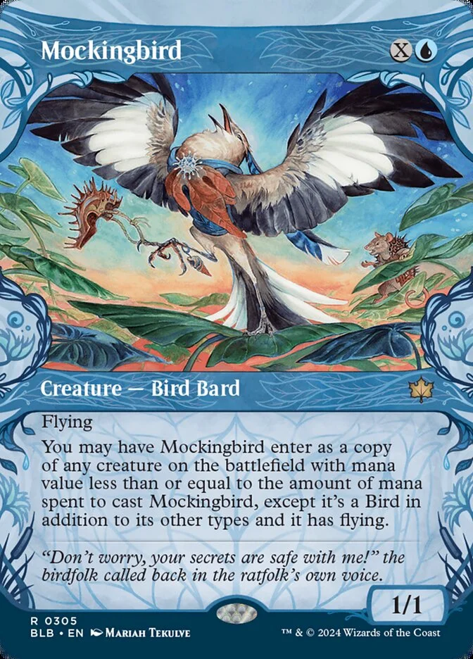 Mockingbird (Bloomburrow) - Magic: The Gathering in TCG Land
