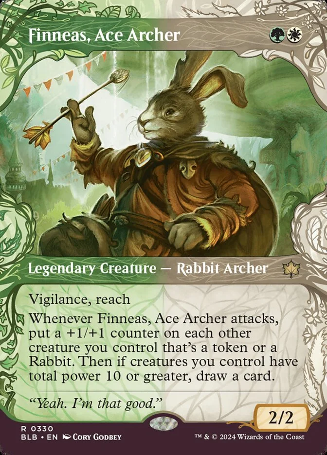 Finneas, Ace Archer (Bloomburrow) - Magic: The Gathering in TCG Land