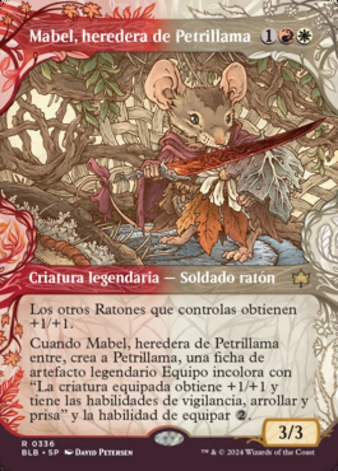 Mabel, heredera de Petrillama (Bloomburrow) - Magic: The Gathering in TCG Land