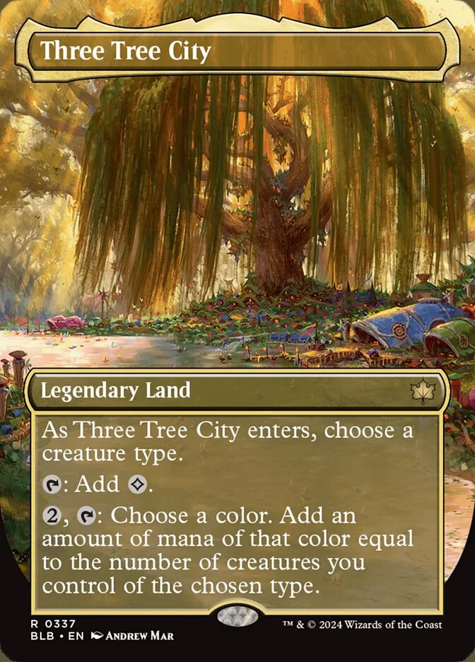 Three Tree City (Bloomburrow) - Magic: The Gathering in TCG Land