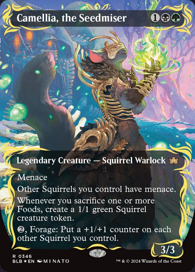 Camellia, the Seedmiser (Bloomburrow) - Magic: The Gathering in TCG Land