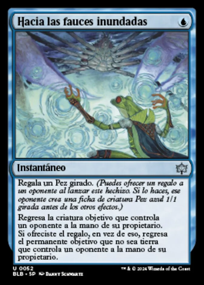Hacia las fauces inundadas (Bloomburrow) - Magic: The Gathering in TCG Land